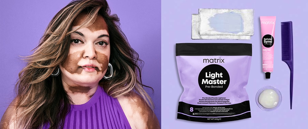 Want to achieve high-contrast blonding in just 4 steps?