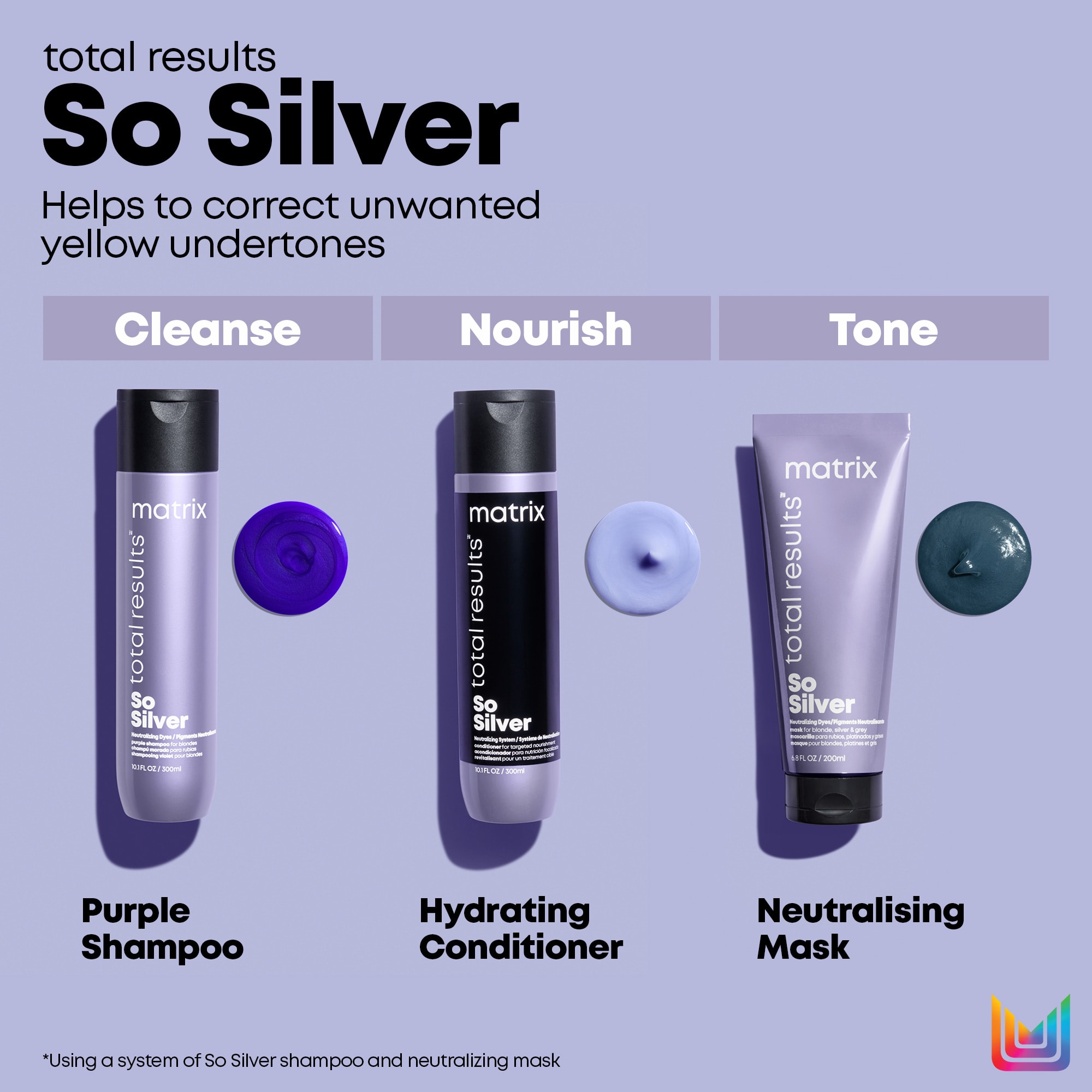 Matrix store purple shampoo