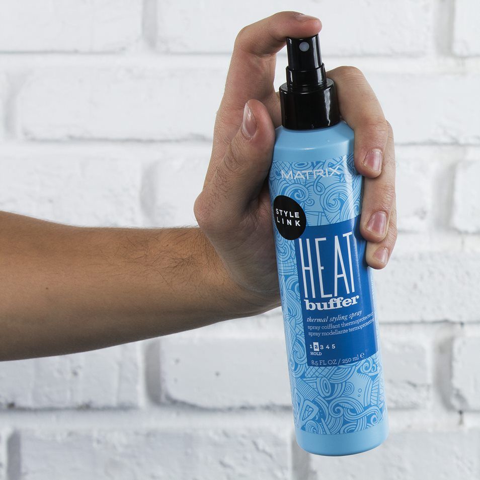 Matrix StyleLink Prep Heat Buffer Heat Protecting Spray Prevents Damage